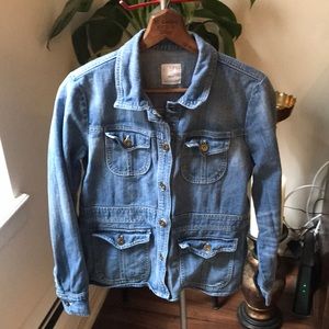 J Crew Denim Chore Coat
